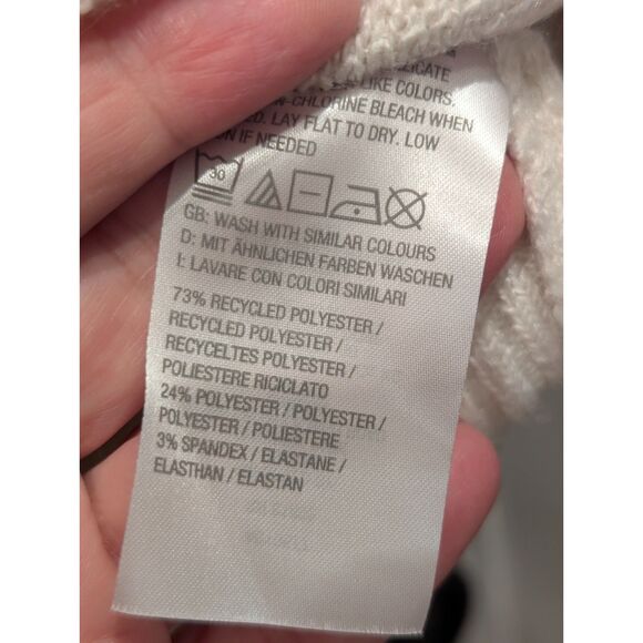 d&co. Heritage Fair Isle Sweater Neutral Nordic Print Size Small - Denim & Co. - Picture 6 of 8